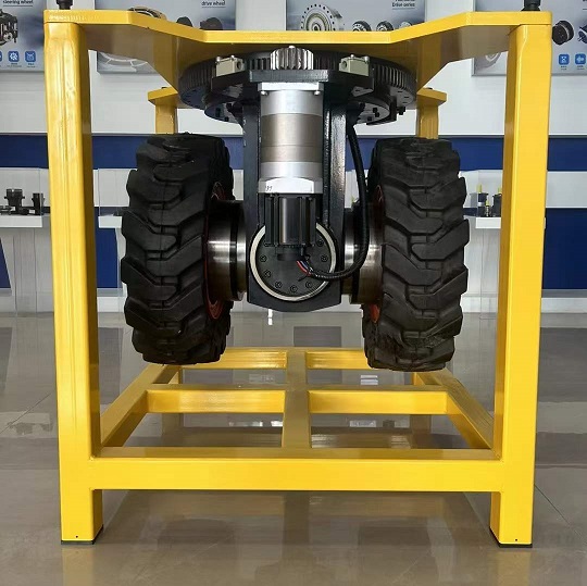 邁傳行星減速機(jī)配伺服電機(jī)一體應(yīng)用在AGV行走驅(qū)動(dòng)輪上.jpg 邁傳行星減速機(jī)配伺服電機(jī)一體應(yīng)用在AGV行走驅(qū)動(dòng)輪上.jpg