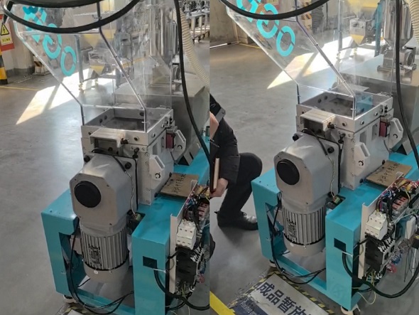士元SGF小型直角減速電機應用在日資客戶粉碎設備上.jpg 士元SGF小型直角減速電機應用在日資客戶粉碎設備上.jpg